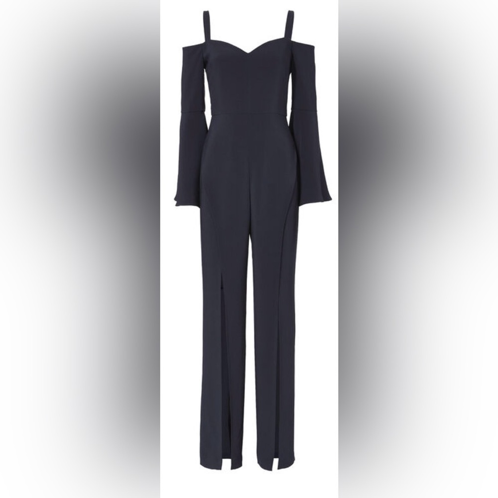 Intermix Gemma Cold Shoulder Split Leg Jumpsuit i… - image 2